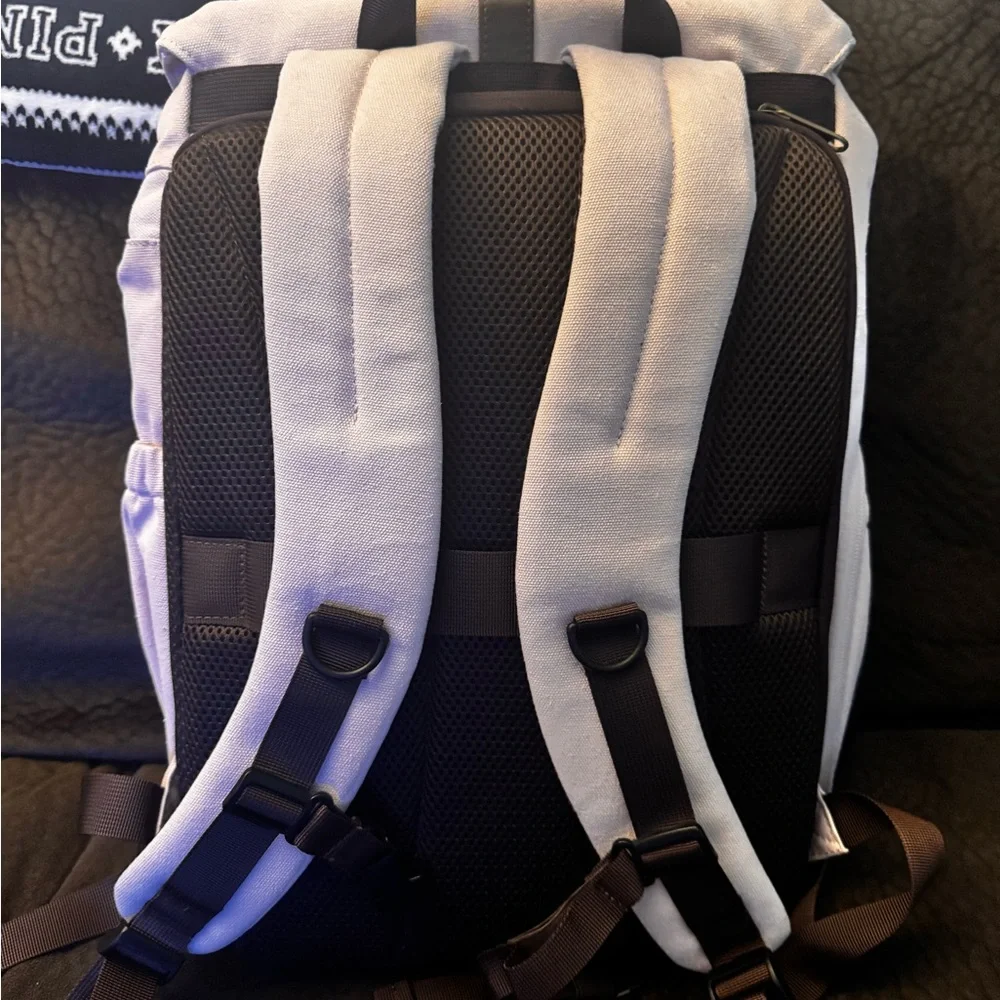 Padded camera canvas backpack - Picture 3 of 6